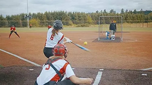 Jugs MVP Adjustable Pitching Machine – Up to 60 MPH, Baseball & Softball Compatible