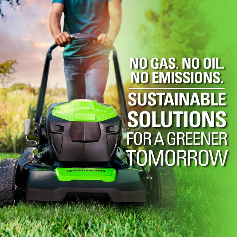 Greenworks 80V Self-Propelled Brushless Lawn Mower – 21-Inch Cutting Width, Cordless Electric