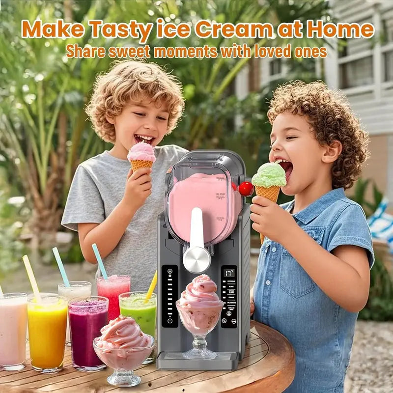 Professional Slushie Machine — No Ice Needed, LED Touchscreen, 6 Preset Programs, Frozen Drink Maker for Margaritas, Frappés & More