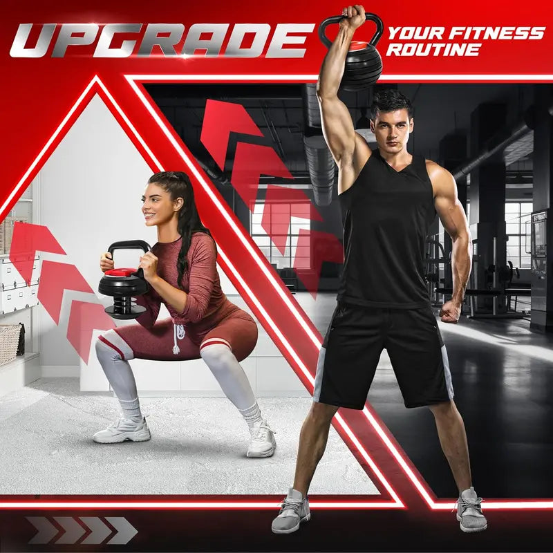 Yes4All Adjustable Kettlebell System – Modular Weight Set with Interchangeable Handles & Grips for Versatile Strength Training