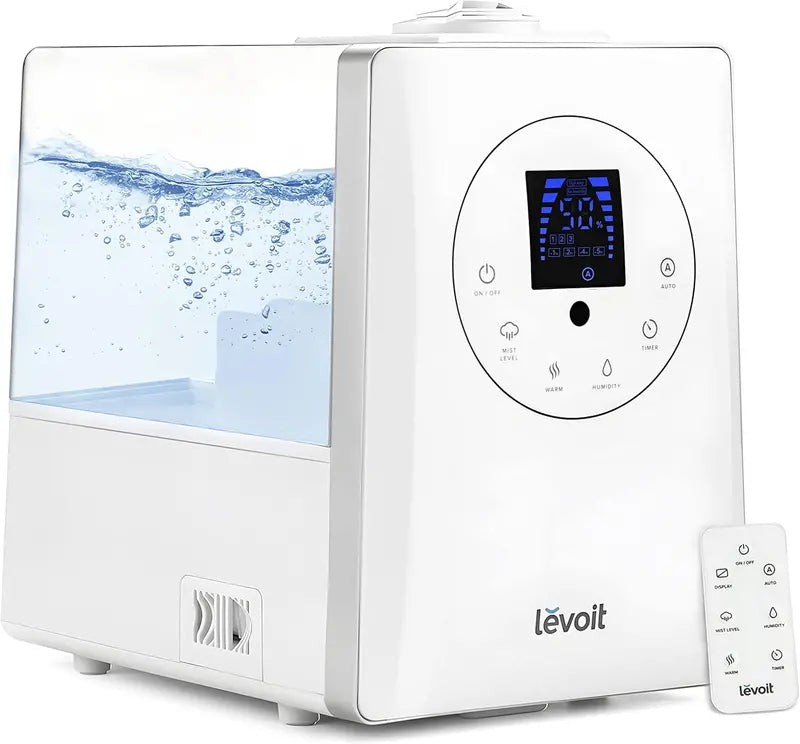 LEVOIT OasisMist 1000S Smart Humidifier – 10L Capacity, 100-Hour Runtime, Auto Humidity Mode