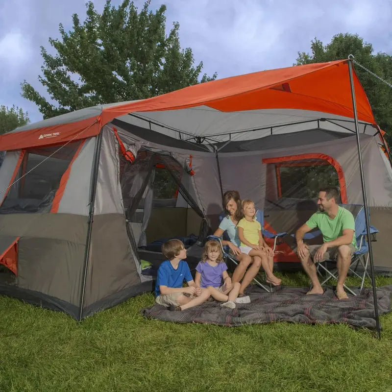 Instant Cabin Tent – 12-Person Capacity, Quick-Pitch Design