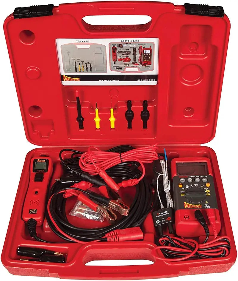 Power Probe Professional Electrical Diagnostic Test Kit – Red Edition