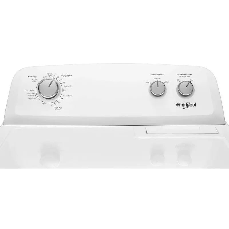 Whirlpool 7.0 Cu. Ft. Electric Dryer – AutoDry™ & Wrinkle Shield™ Features, White Finish (2025 Model)