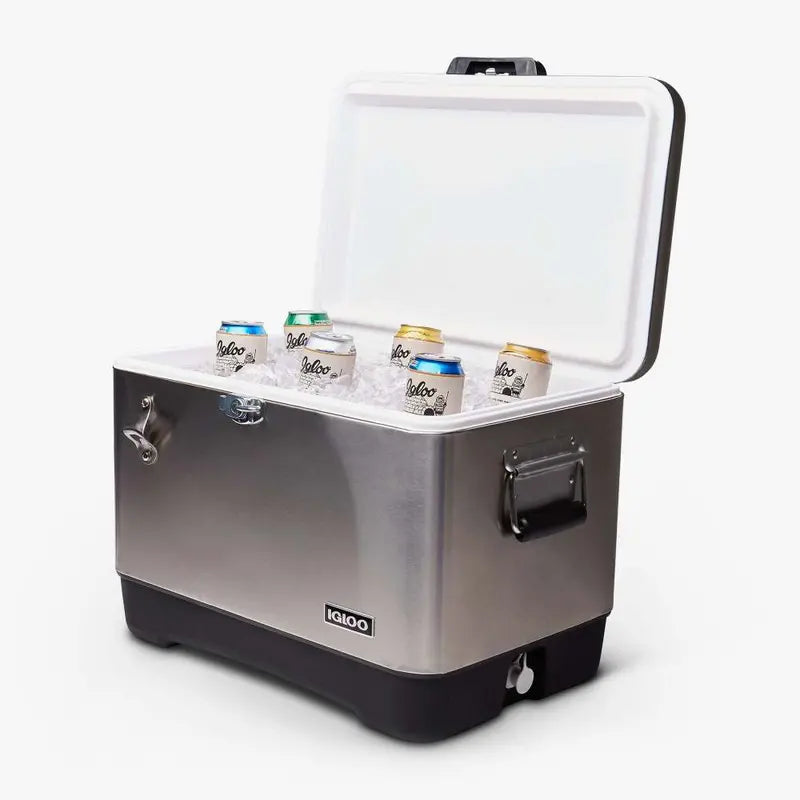 Igloo Classic Legacy 54 Hard Cooler Stainless Steel 54qt