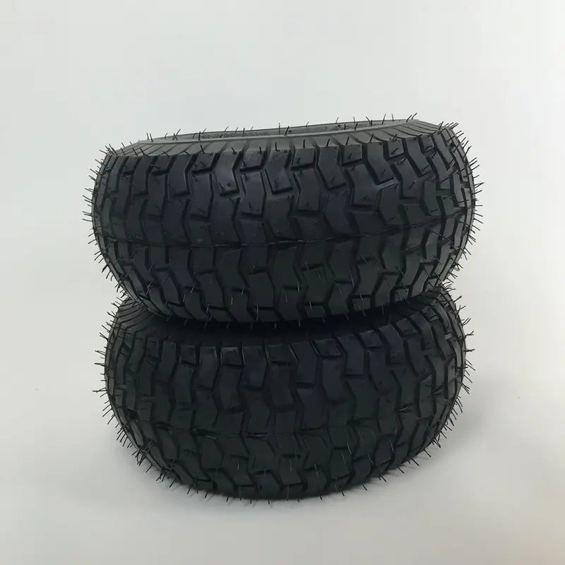 Set of 2 – 15×6.00-6 Lawn Mower Tire and Rim – Fits on 3/4 Inch Axle