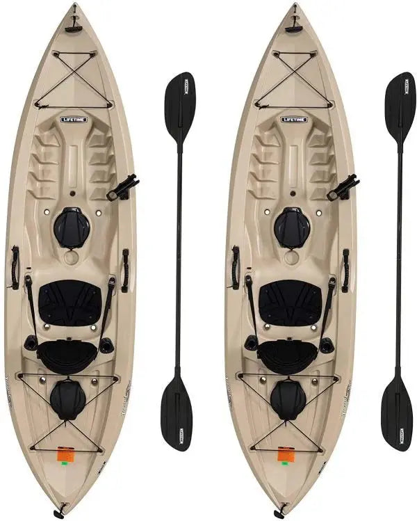 Lifetime Tamarack Angler 100 Fishing Kayak – 10-Foot Sit-On-Top Model, Includes Two Paddles