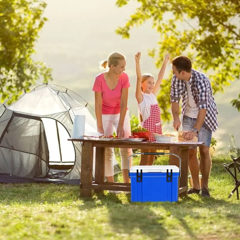High-Performance Camping Cooler – 26/58/79-Quart Options with 4-Day Ice Retention
