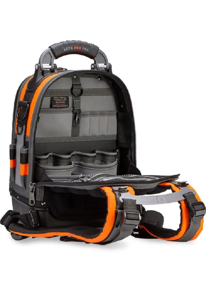 Veto Pro Pac Tool Backpack Small Hi Viz Orange