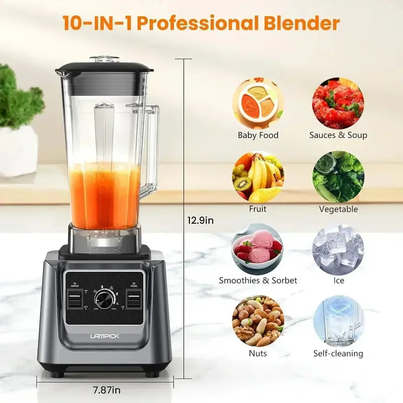 KitchenAid Professional Blender – 2000W High-Performance Countertop Model with 68oz Jar