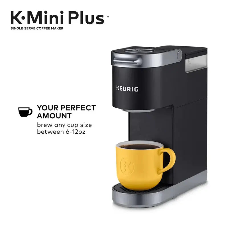 Keurig K-Mini Plus Single-Serve Coffee Maker – Compact Brew System with Strong Brew Option