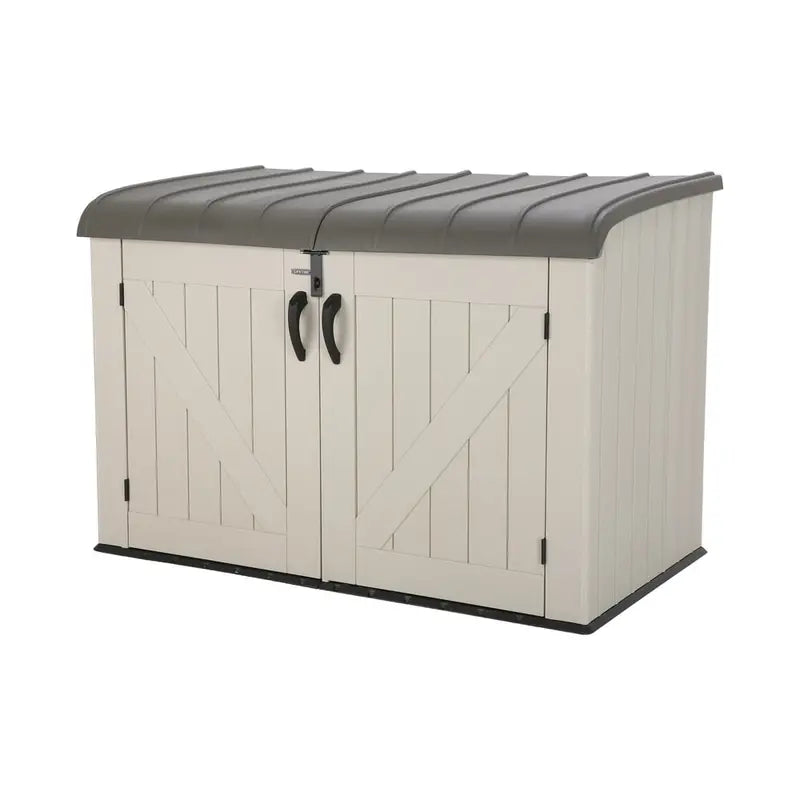 Lifetime Horizontal Storage Shed – 75 Cu. Ft. Durable Resin Structure (Model 60170)