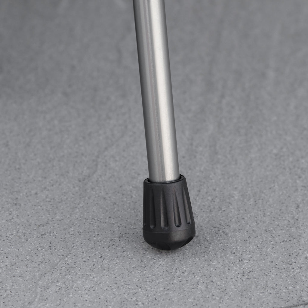 Outsunny Campingbett Klappbar Aluminium Feldbett Klappbett mit Tragetasche höhenverstellbar bis 150 kg belastbar Oxford Schwarz 190 x 65 x 38 cm
