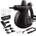 Handheld Steam Cleaner with Pressurized Steam Output and Versatile Multi-Tool Accessory Set