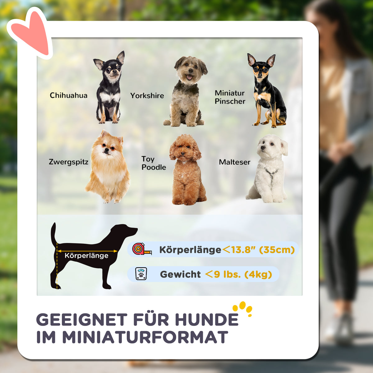 PawHut 3-in-1-Haustierkinderwagen, zusammenklappbarer Hundewagen mit 4 Rädern und abnehmbarer Trage für Hunde und Katzen, Grau