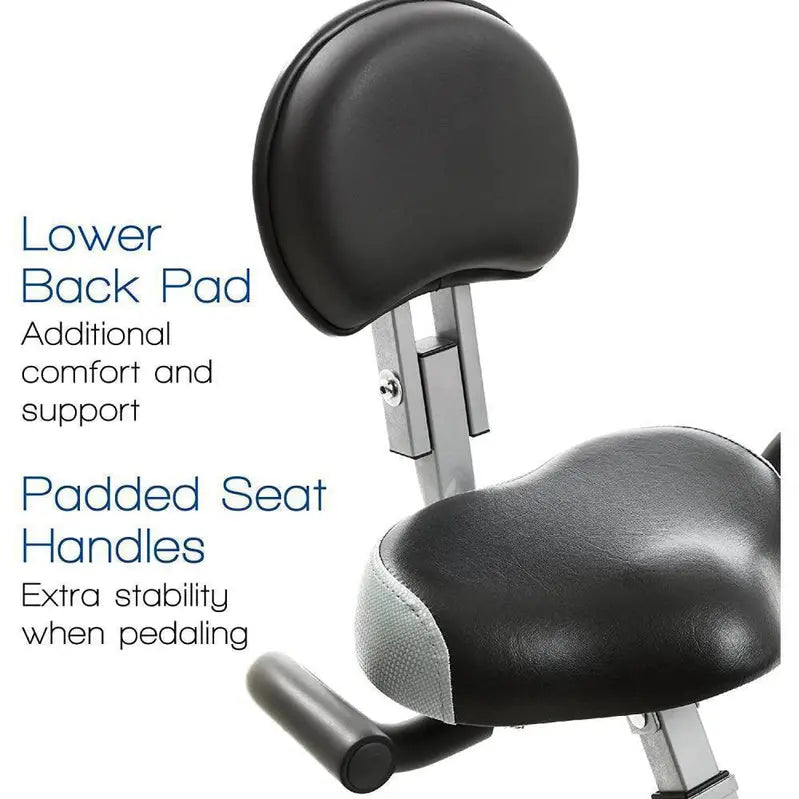 XTerra FB350 Folding Magnetic Exercise Bike in Silver