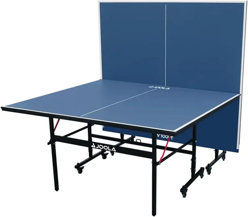 Professional Indoor Table Tennis Table – MDF Construction, Quick-Lock Net, Foldable & Easy 10-Minute Assembly