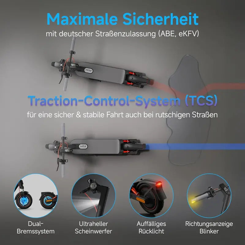 Xiaomi Electric Scooter – German-Certified (20 km/h), 70 km Range, Dual Brakes & App Control