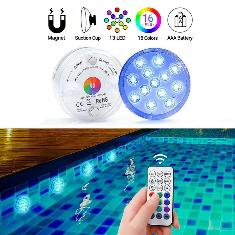 MagnoLight Remote-Controlled Suction LED Lamp – Waterproof, Bowl-Mountable Task Light with Dimmable Output