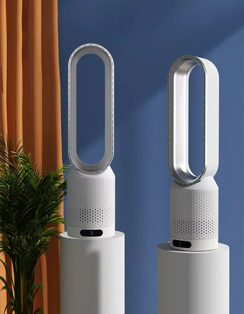 Quiet Tower Air Purifier & Circulator – 8-Speed Adjustable Fan