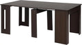 White Expandable Dining Table – Space-Smart Extendable Design Seats Up to Six People