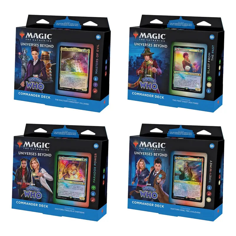 Magic: The Gathering Doctor Commander Deck Bundle – Preconstructed MTG Strategy Set