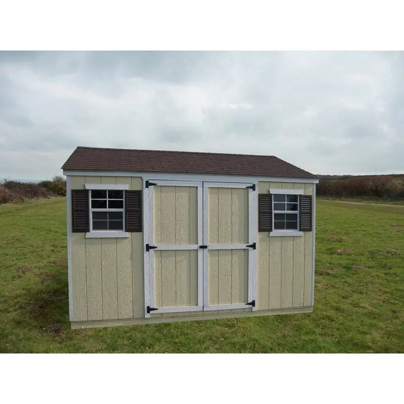Value 8′ x 8′ Wood Composite Storage Shed – Solid Construction Backyard Organizer