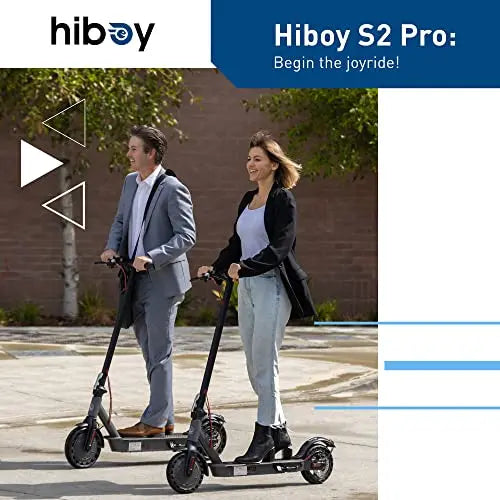 Hiboy S2 Pro Folding E-Scooter – 500W Motor, 10″ Solid Tires