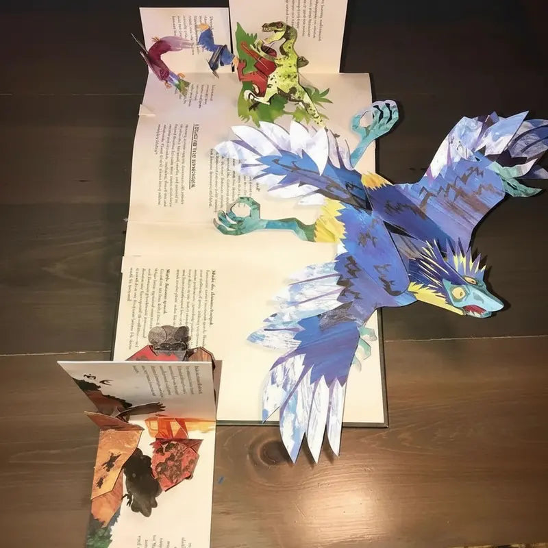Jurassic Pop-Up: 3D Illustrated Dinosaur Book – Interactive Fold-Out Prehistoric Scene Collection
