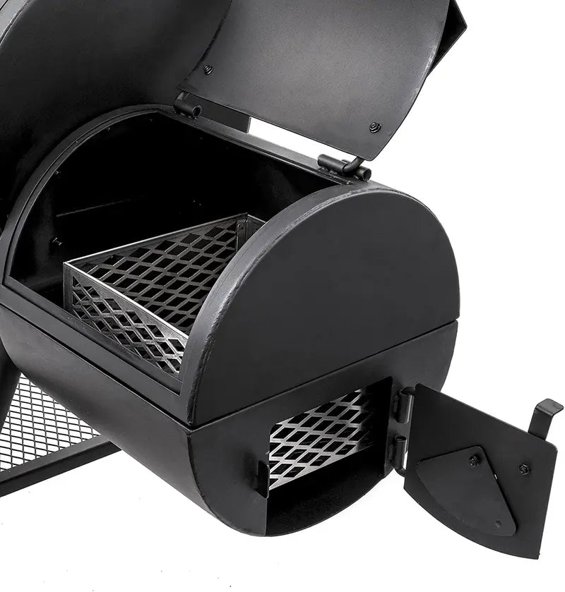Longhorn Reverse-Flow Offset Smoker for Authentic BBQ Flavor