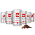 illy Whole Bean Coffee Classico Medium Roast, 100% Arabica, Caramel & Jasmine Notes, 8.8 oz, 6 Pack
