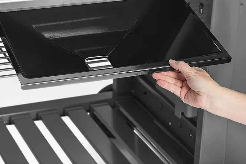 Weber Genesis II E-410 Natural Gas Grill – 4-Burner, Black Frame, Hookup-Ready Home Grilling System