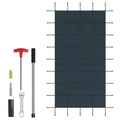 Heavy-Duty Rectangular Winter Pool Cover for 40′ x 20′ In-Ground Swimming Pools