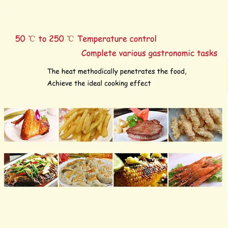 L.HPT Halogen Air Fryer Oven – Compact Countertop Convection Cooker