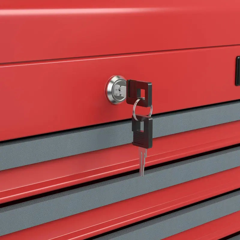 Heavy-Duty 6-Drawer Rolling Tool Chest with Locking Casters