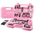 WORKPRO Complete Household Tool Set – 258 or 284 Pieces, Pink Ribbon Design