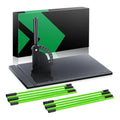 Golf Alignment Stick Set – Two Adjustable Sticks with Angle Guide and Storage Bag