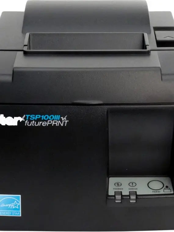 Gray Bluetooth Thermal Receipt Printer with Auto-Cutter, MFi USB Ports & Internal Power Supply