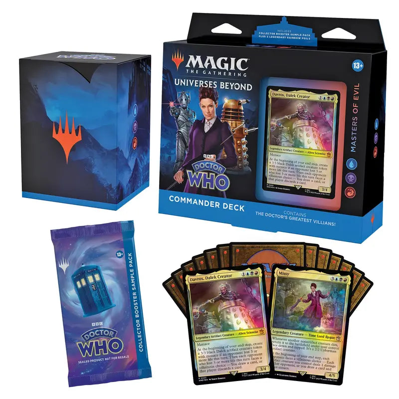 Magic: The Gathering Doctor Commander Deck Bundle – Preconstructed MTG Strategy Set