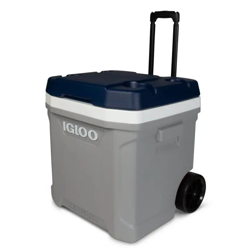 Igloo Maxcold Latitude 62 Roller Cooler Ash Grey/Aegean Sea 62qt