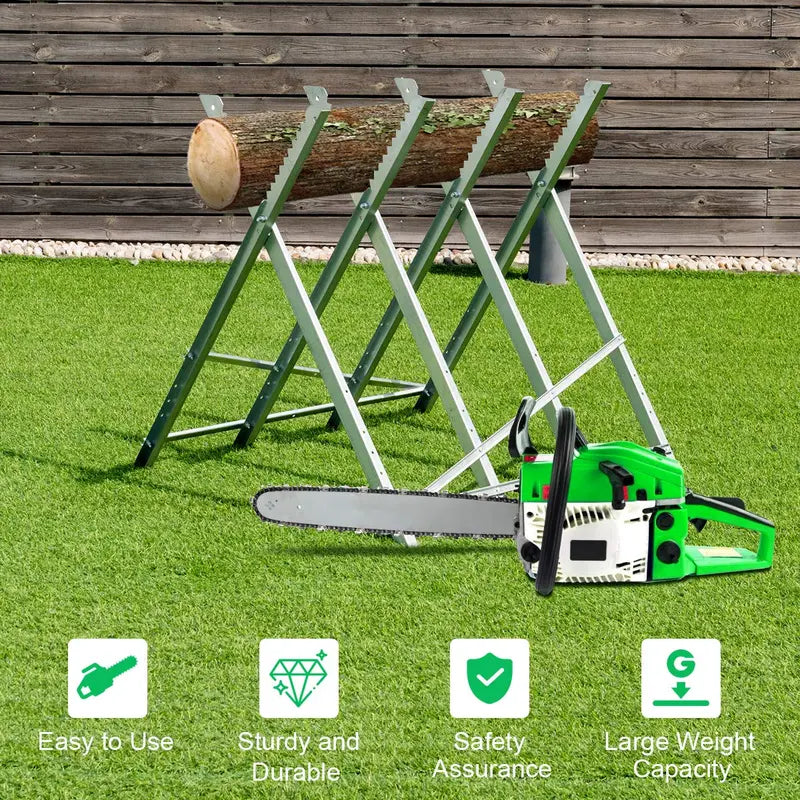 Portable Folding Sawhorse – Lightweight, Sturdy Support Stand for DIY Projects & On-Site Work