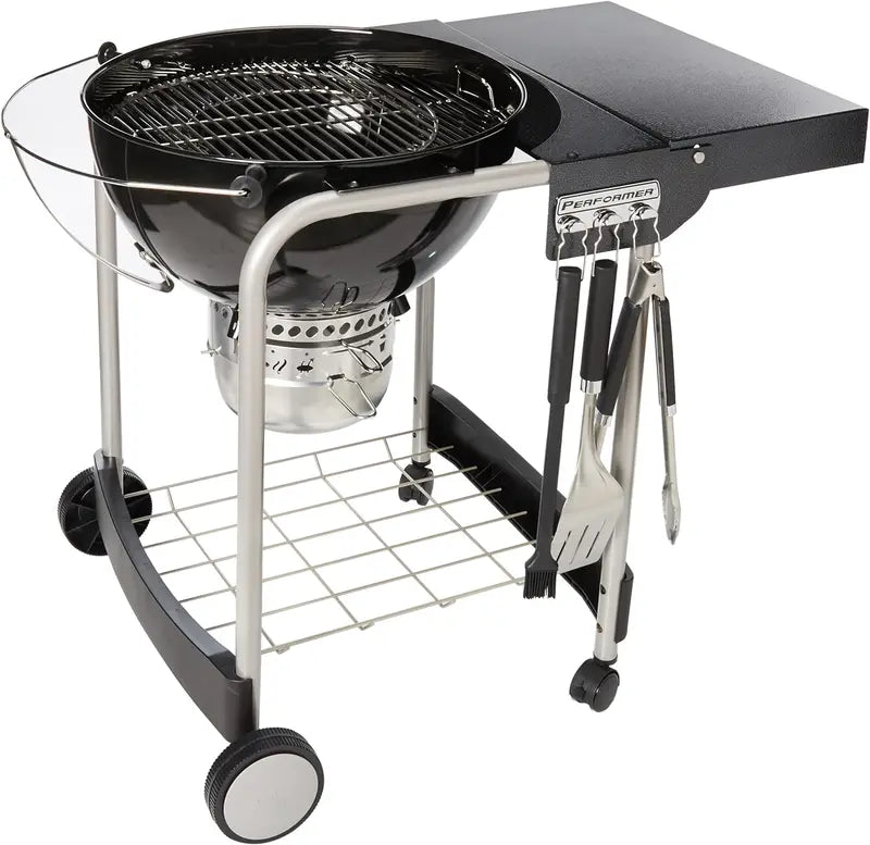 Weber Performer 22-Inch Charcoal Grill, Black – Outdoor Cooking BBQ Grill