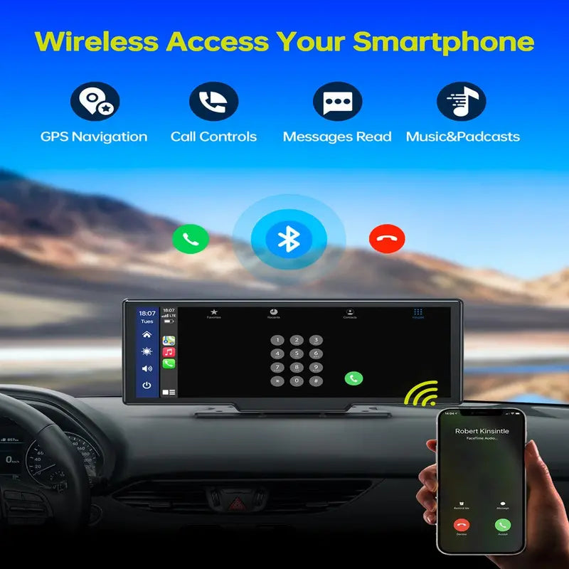 Lamtto 9.26  Touchscreen Wireless Car Stereo with Apple Carplay