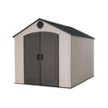 Lifetime 8′ x 10′ Outdoor Storage Shed – Durable Polyethylene Structure with Lockable Doors & Ventilation