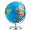 Illuminated Desktop World Globe — Educational LED-Lit Geographic Model