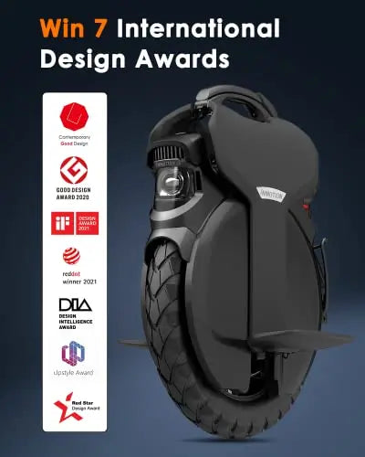 INMOTION V11 Electric Unicycle   18 Inch Self-Balancing Monowheel, Equipped with 3.35  Air Suspension