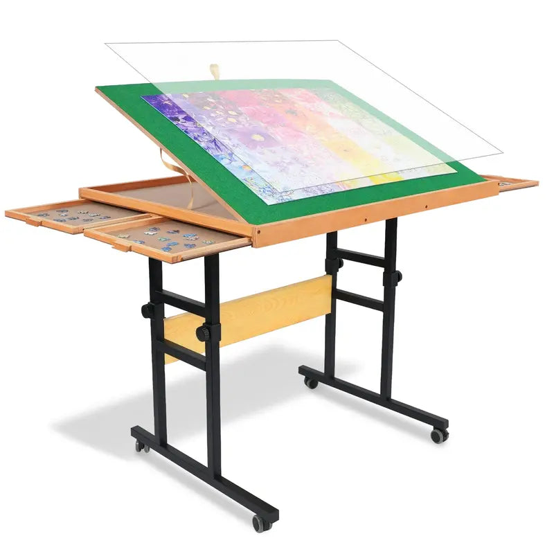 Portable Triple-Tilt Drawer Unit – Adjustable Angles for Workshop or Craft Use
