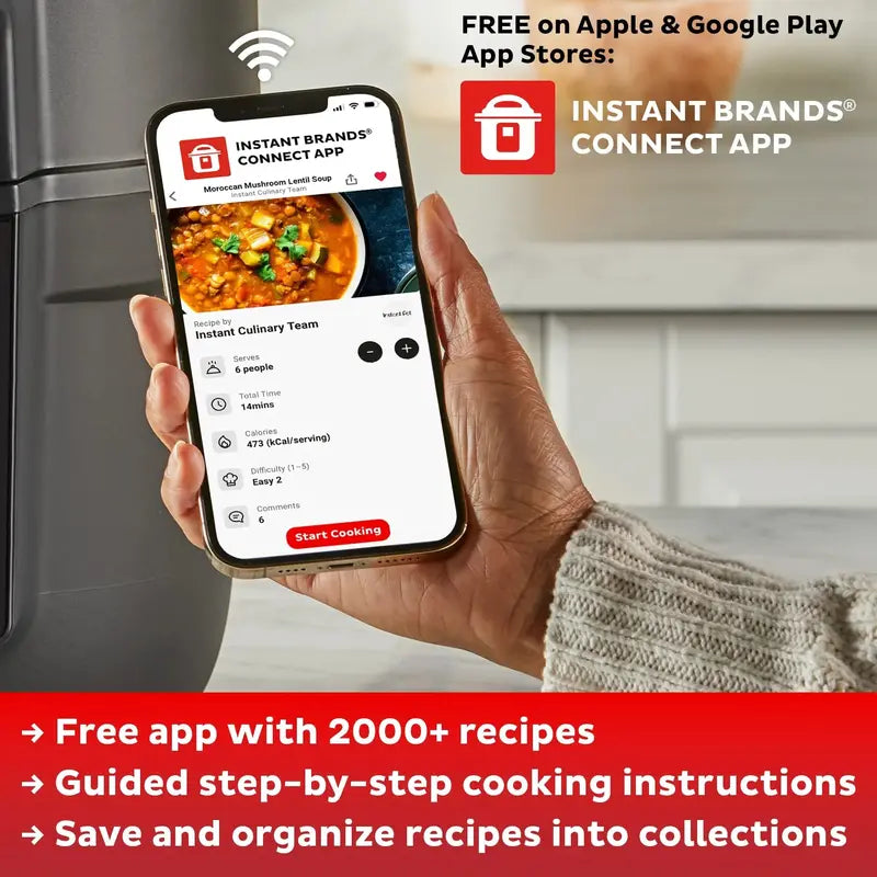 Instant Pot Ultra Mini 3-Quart Electric Pressure Cooker – 16-in-1 Smart Cooker with Touch Controls and UL Certification